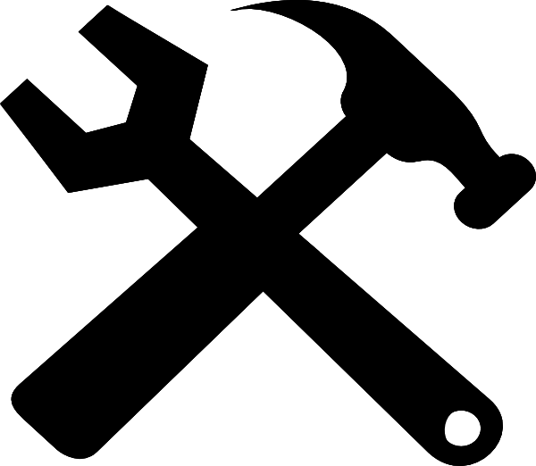 Hammer And Wrench Icon (600x522)