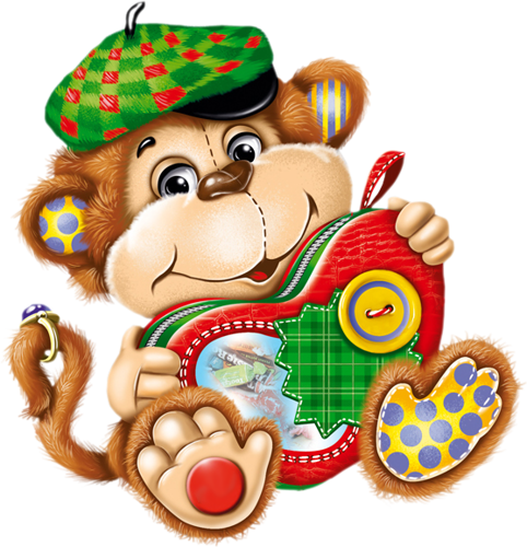 Cartoon Monkeymonkey Artart Workclip - Clip Art (482x500)