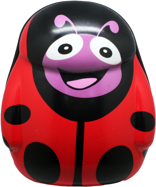 Cartoon School Bag Red Lady Bug - School (525x660)
