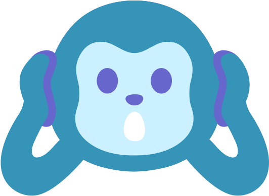 Hear No Evil Monkey - Monkey (533x533)
