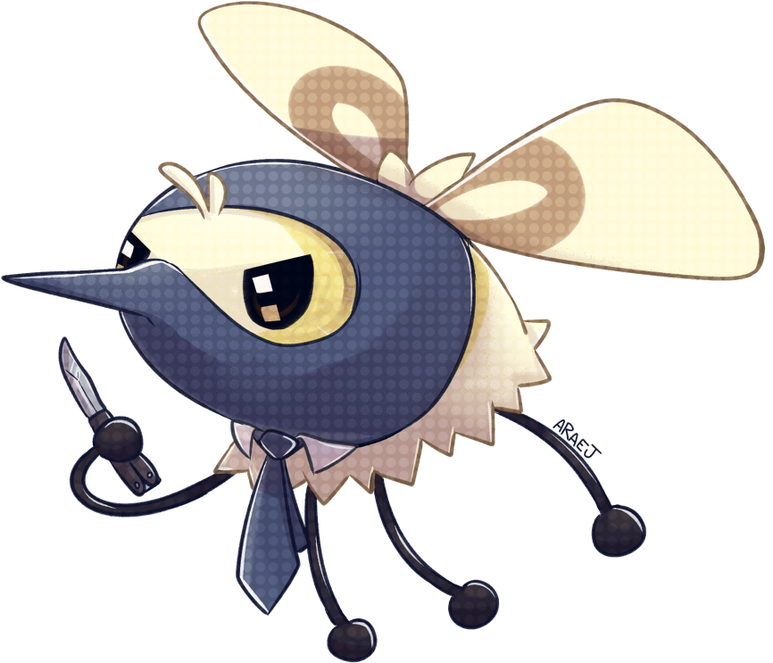 Cutty-fly By Vampireselene13 - Cartoon (900x793)