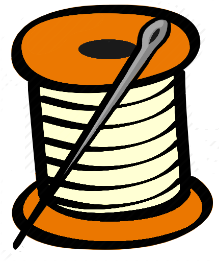 Sew Nice - Bobbin Clipart (430x511)