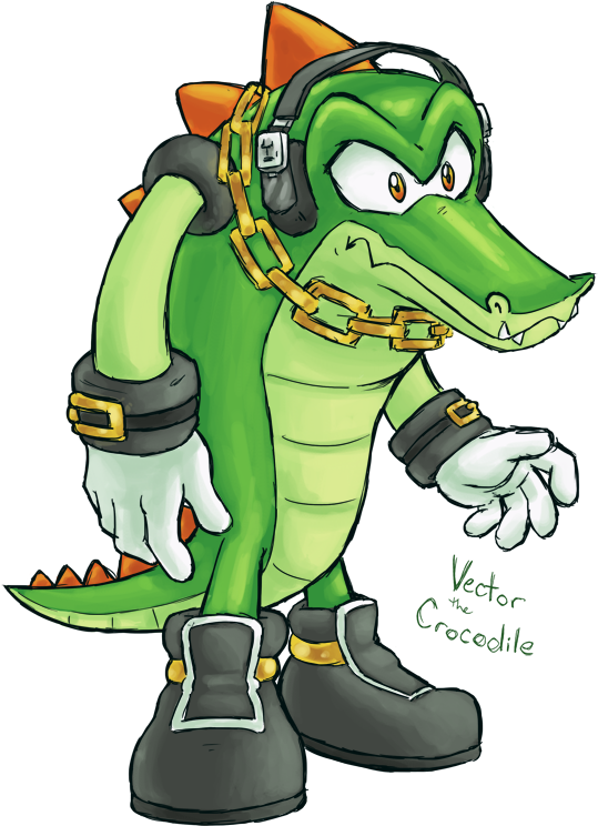 Vector The Crocodile - Vector The Crocodile Classic (578x794)