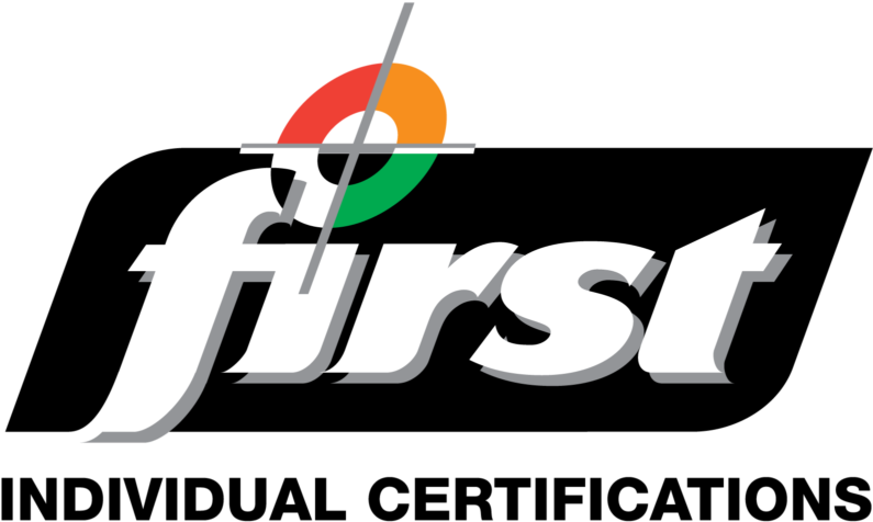 First Individual Certification Logo - 25 Identification, Self-laminating Tag, 10 Mil Vinyl (800x489)