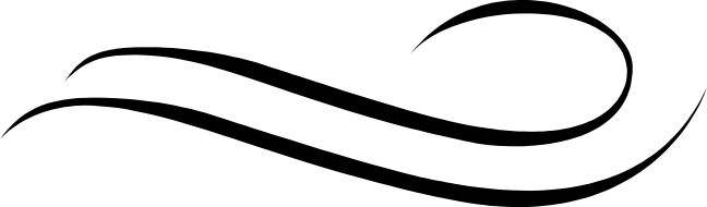 Monogram Letters - Gust Wind Clip Art (1875x549)
