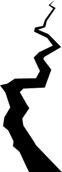 Share This Image - Ground Crack Vector Png (219x600)