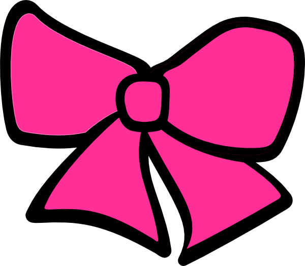 Bow Tie Clipart Pink (600x524)