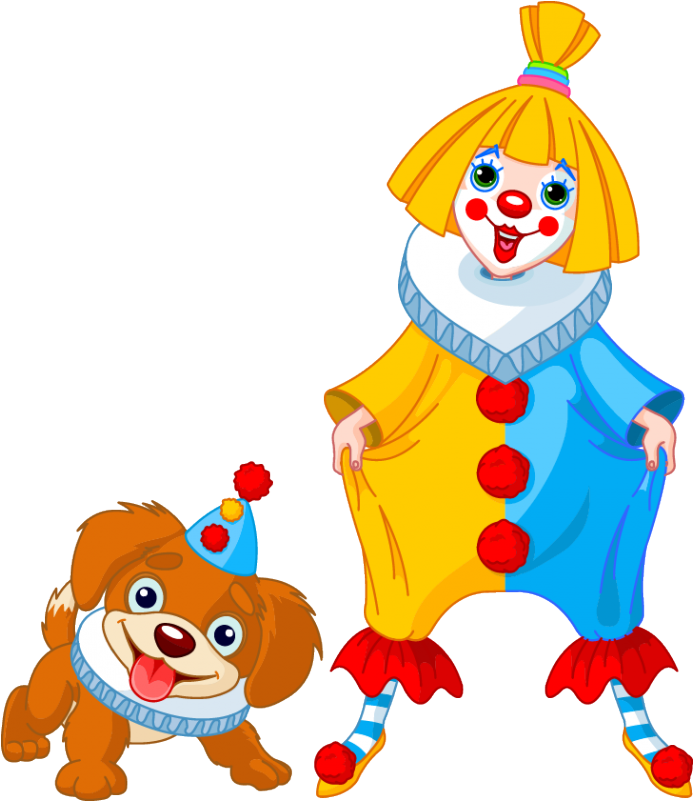 Cartoon Girl Clown (800x800)