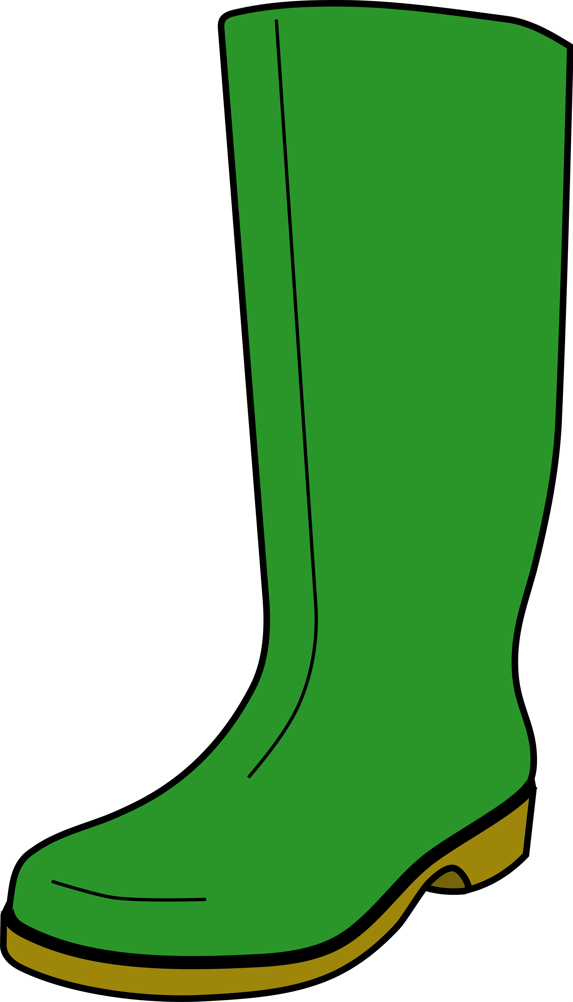 Open Open - Dessin D Une Botte (2000x3494)