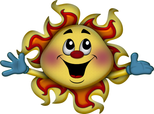 Sol, Lua, Nuvem E Etc - Cartoon (650x485)