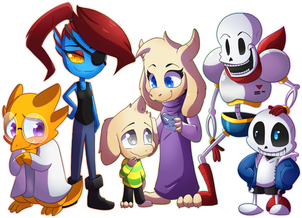 Undertale Wallpaper Chibi - Undertale Sans And Papyrus Toriel Asgore Soft Pillowcase (1024x768)