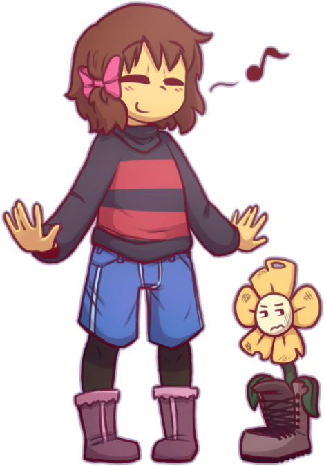 Персонажи,flowey,flowey The Flower, Undertale - Roblox (500x696)