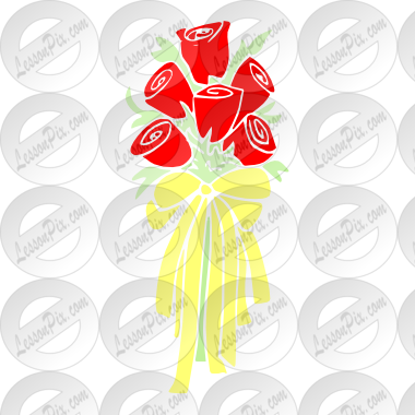 Bouquet Stencil - Illustration (380x380)