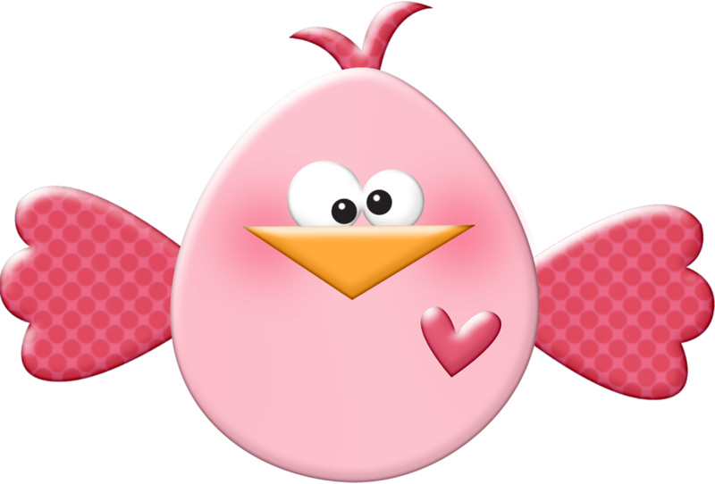 Ettes Bird Pink - Drawing (800x542)