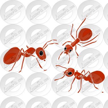 Ants Stencil - Cartoon (380x380)