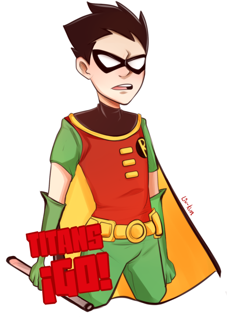Robin By Liu-kun - Cartoon (743x1075)
