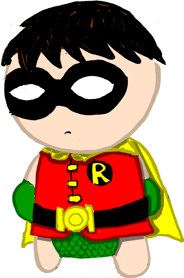 Robin By Blackinkim - Cartoon (727x1098)