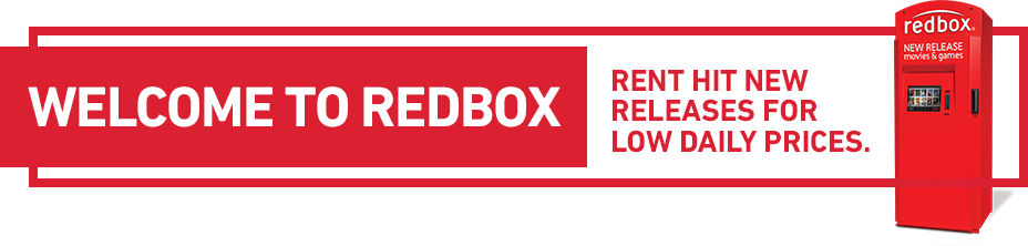 Welcome To Redbox - Redbox (928x222)