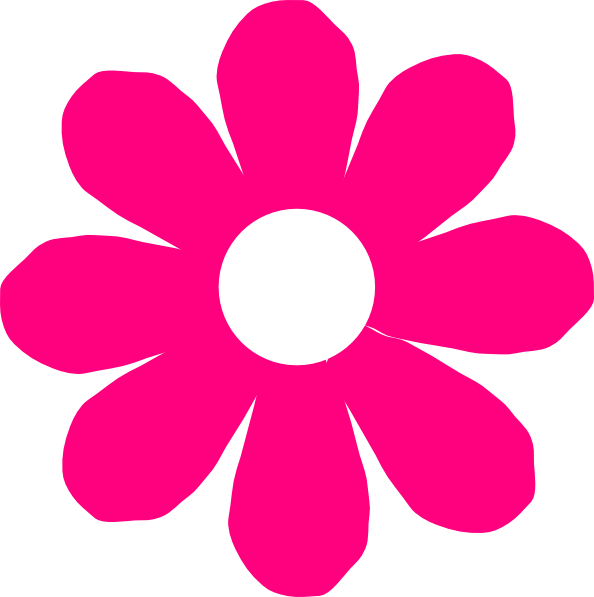 Animated Pink Flower (594x597)