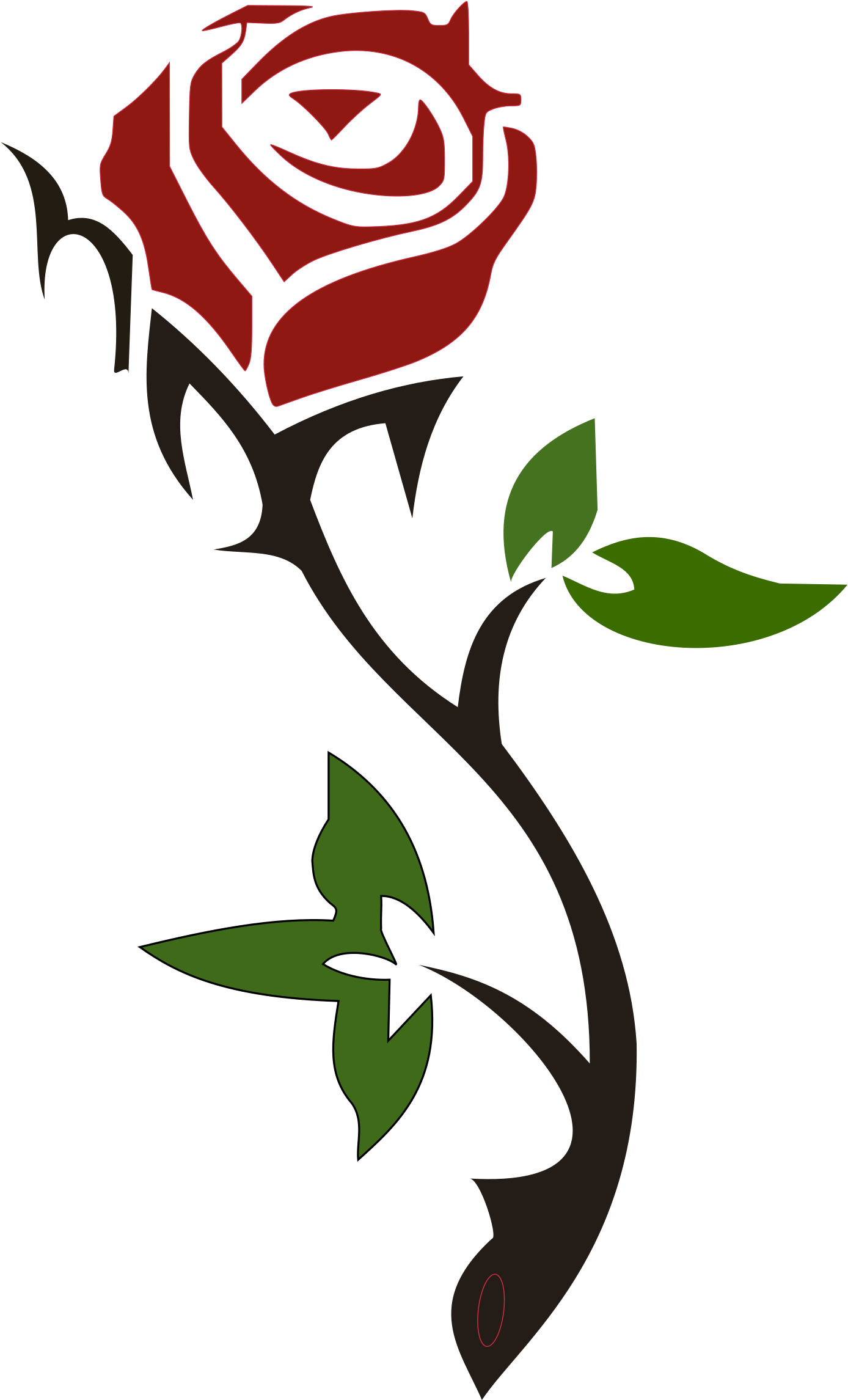 Big Image - Rose Silhouette (1697x2400)