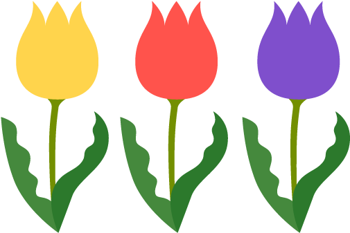 For Download Free Image - チューリップ の 花 フレーム イラスト (540x540)