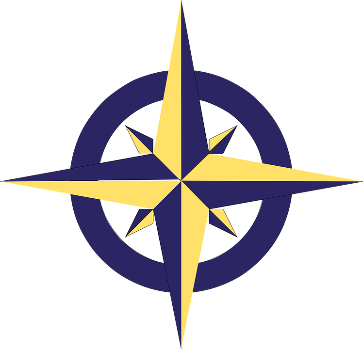 Compass Clipart Navigation - Rosa Dos Ventos Vetor (748x720)