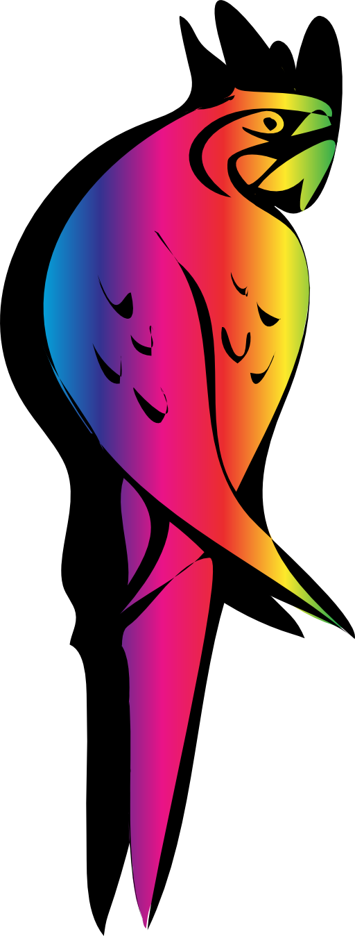 صورة ببغاء ملون - Svg-edit (512x1348)