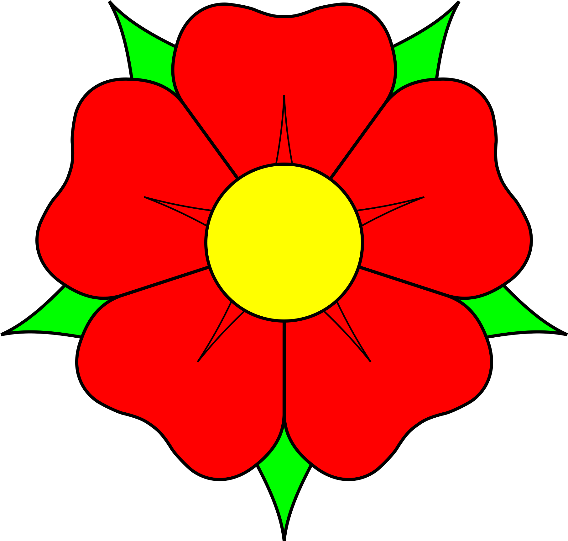 Open - Dessin De Fleur En Couleur (2000x1800)