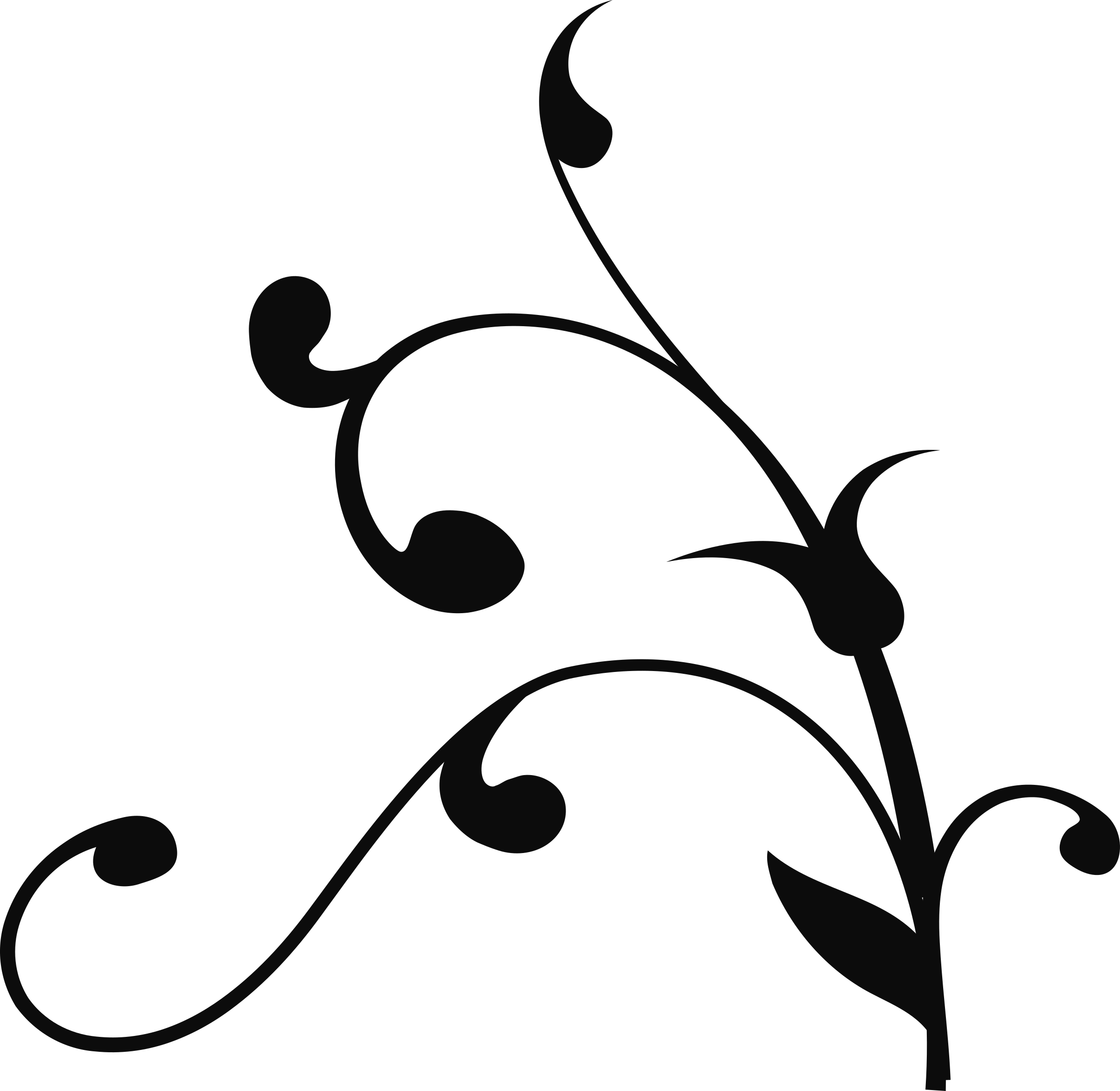 Big Image - Tree Branch Clip Art (2400x2338)