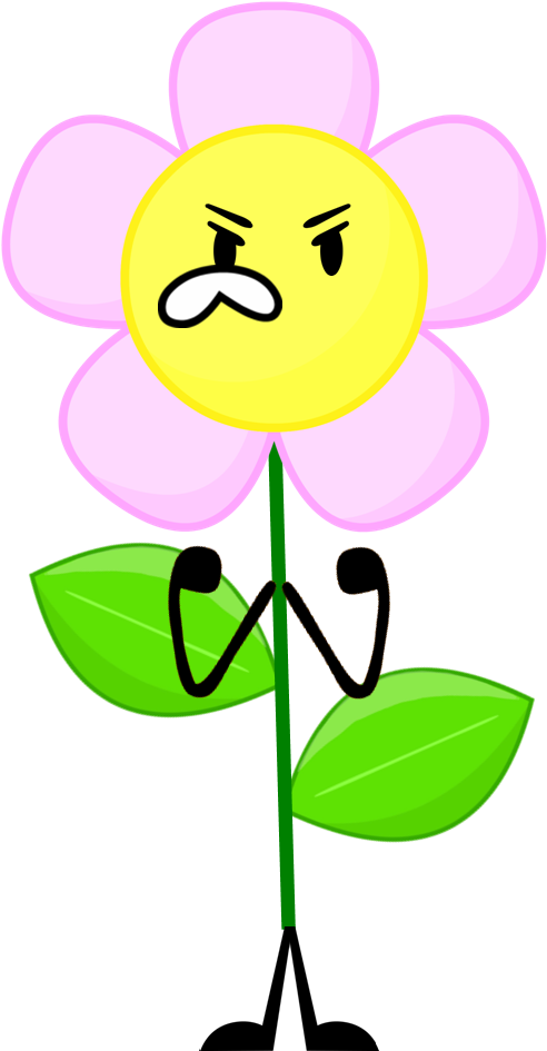 Flower Remake - Bfdi Good Flower (533x947)