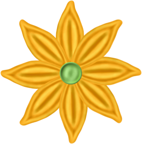 Pps Flower 1 - Clip Art (497x500)