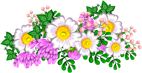 Clip Art - Flower (600x311)