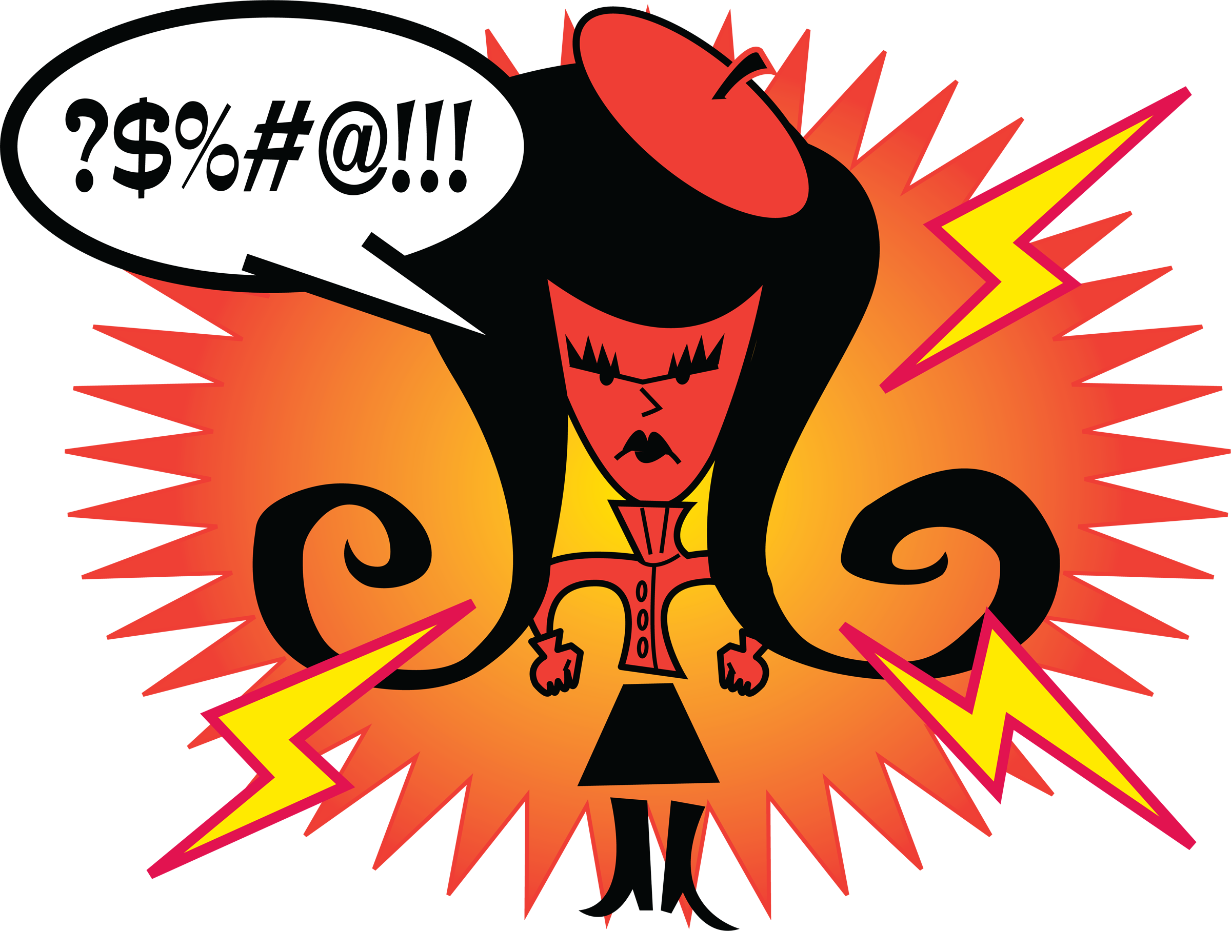 Really Angry Face - Really Angry Face Cartoon (2400x1816)