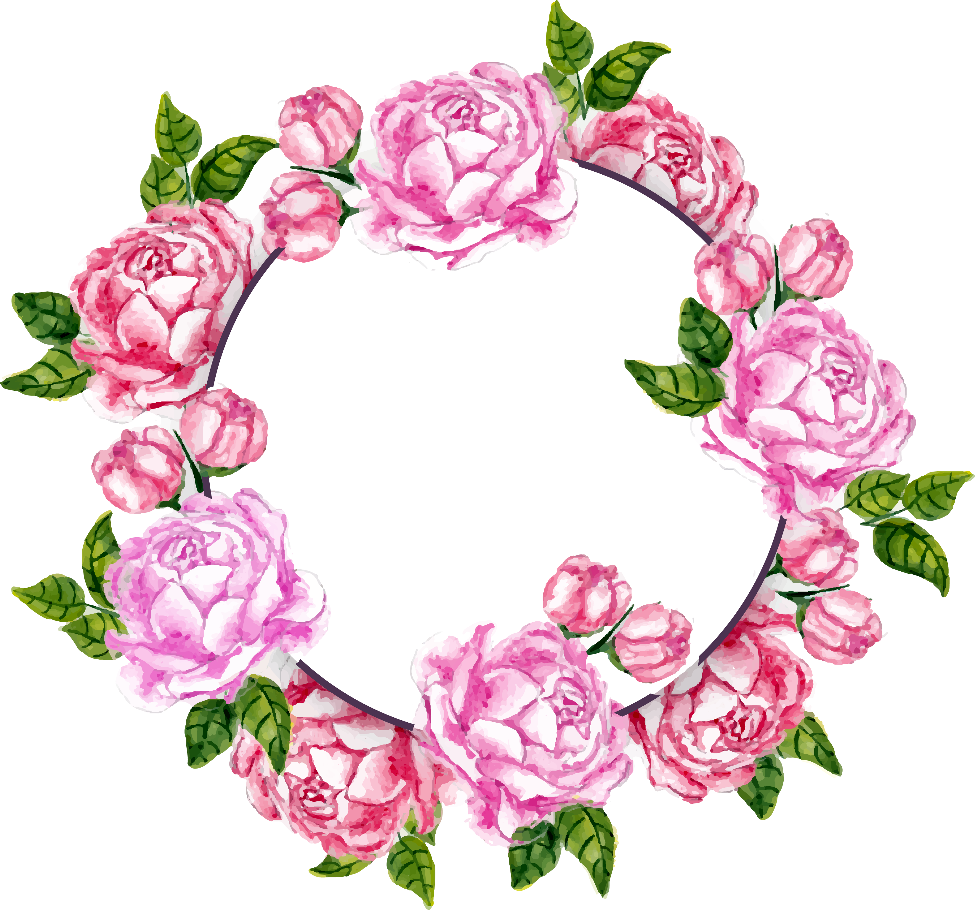 Floral Frame - Floral Frame (3292x3074)