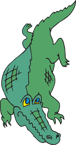 Alligators Cartoon Png (312x593)