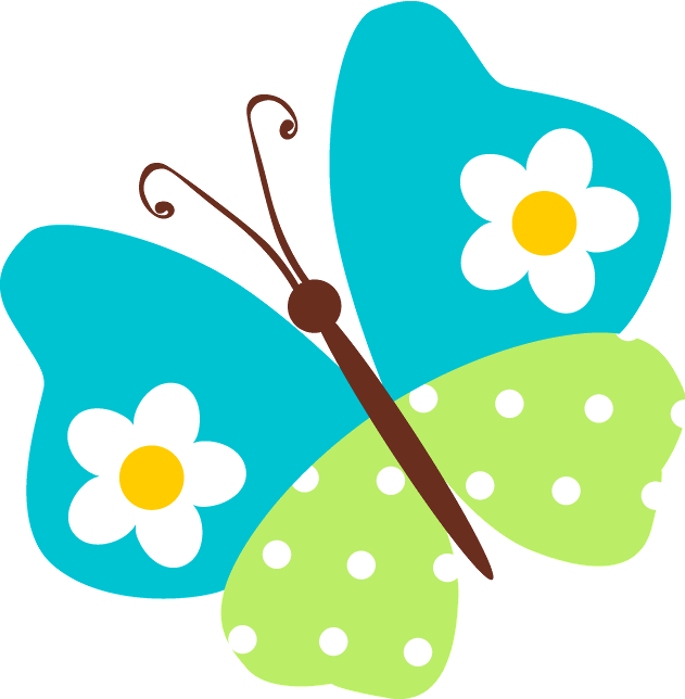 ‿✿⁀butterflies‿✿⁀ - Spring Clip Art (631x644)