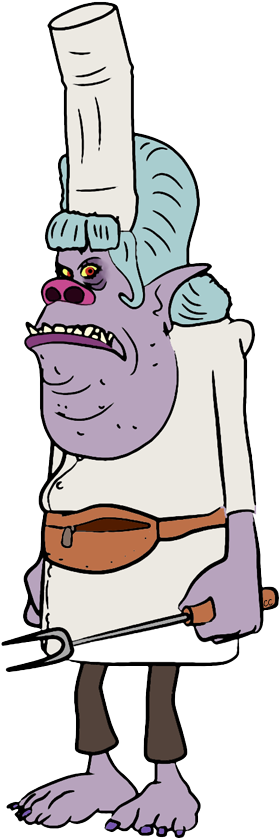 About - Trolls Chef Clipart (290x843)