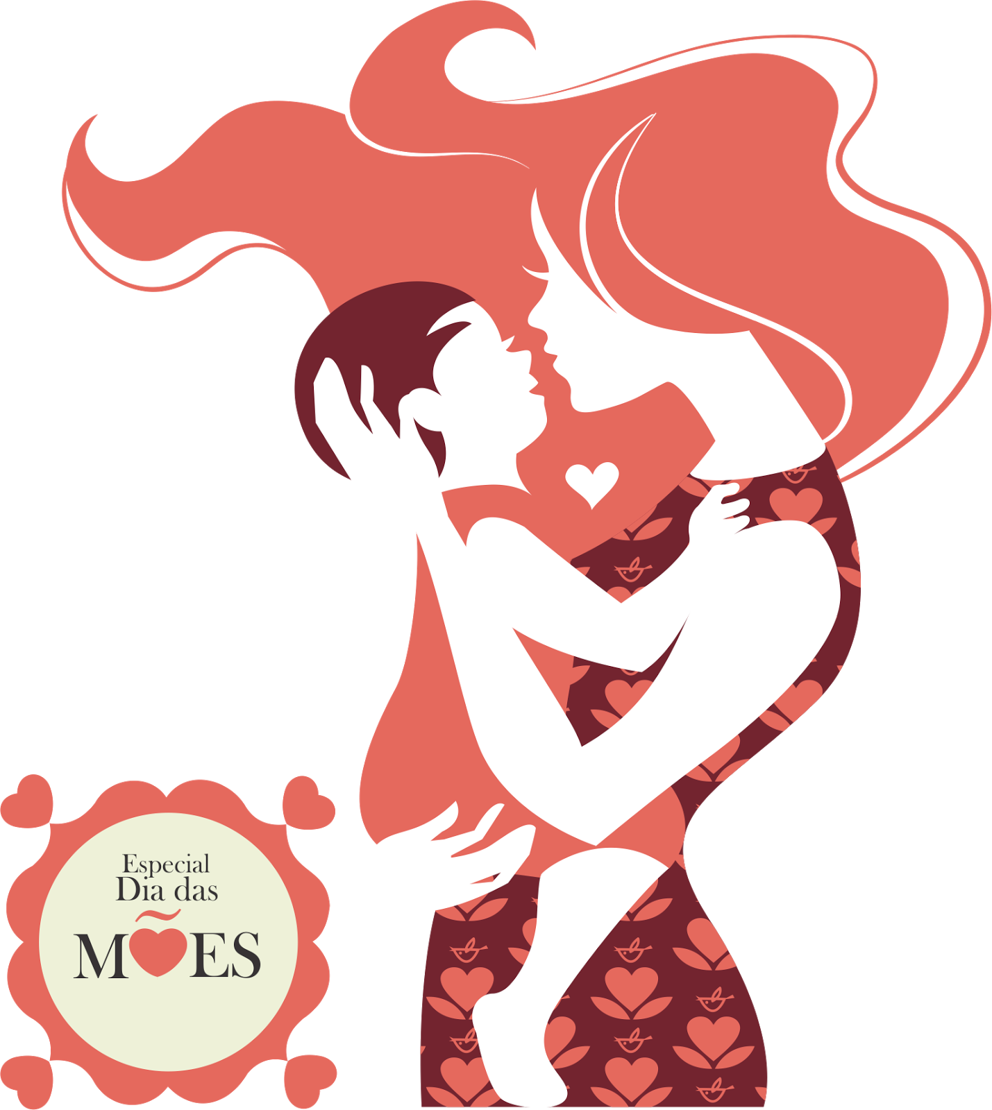 Mothers Day Vector Art (1429x1600)