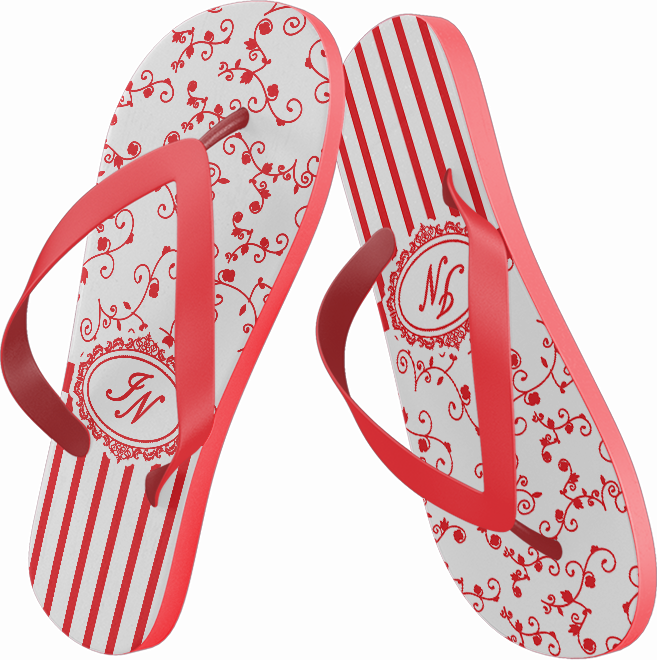 Chinelo Personalizado Vermelho (657x660)