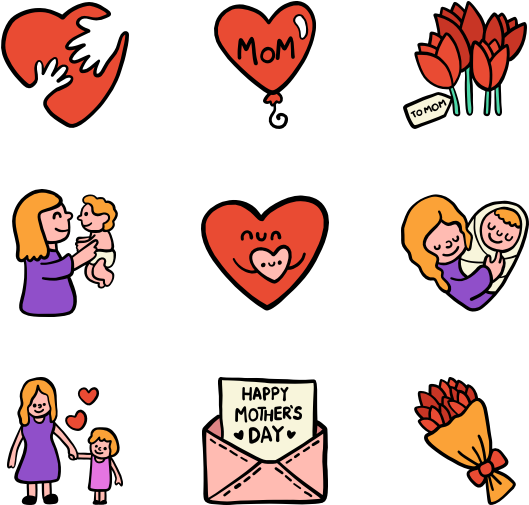 Mother's Day - Portable Network Graphics (600x564)