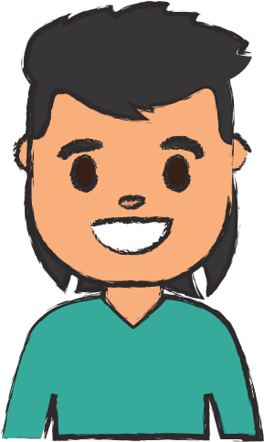 Cartoon Man Smiling Icon - Cartoon (550x550)