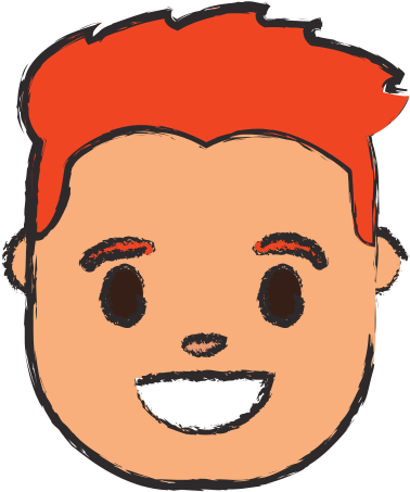 Cartoon Man Face Icon - Face (550x550)