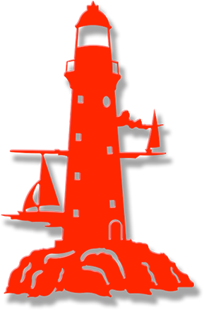 Lighthouse Outline - Lighthouse (600x600)