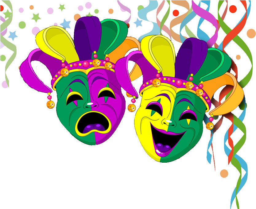 Free Vector Mardi Gras (850x680)