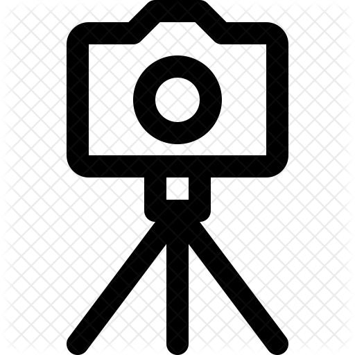 Camera Stand Icon - Tripod (512x512)