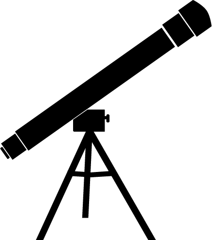 Kepler Telescope Clipart - Telescope (438x494)