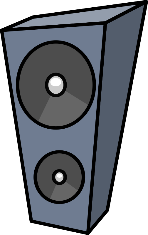 Clipart - Cartoon Speaker (504x800)