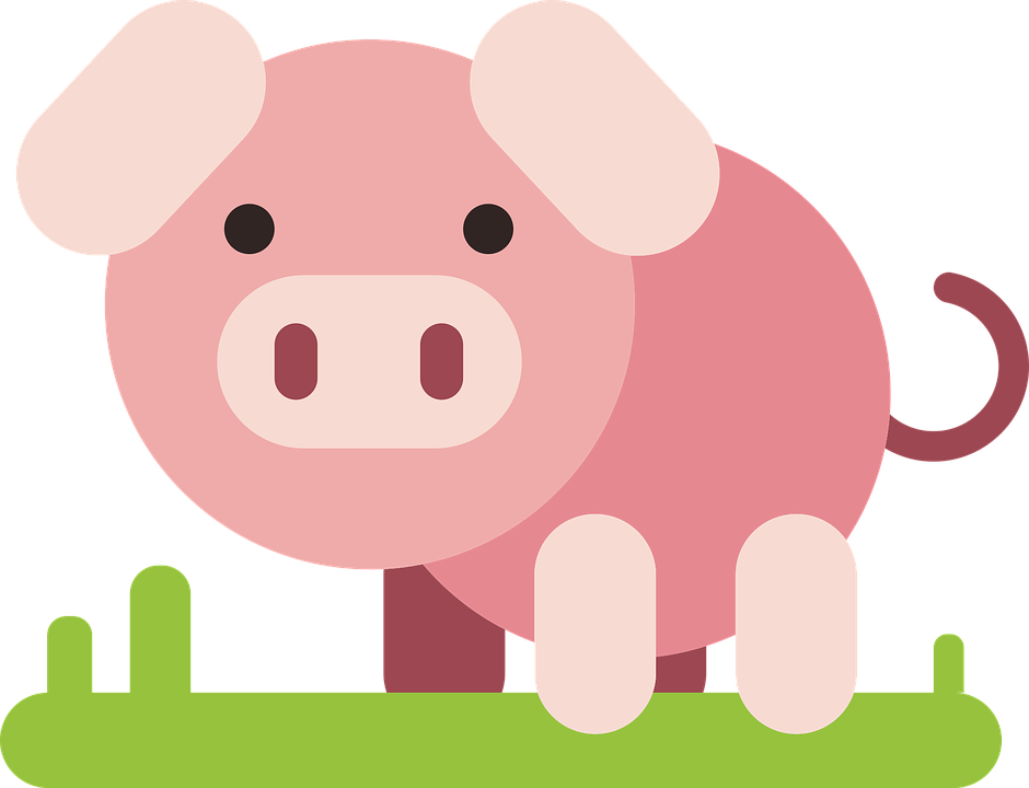 Pig, Animal, Comic, Comic Drawing, Drawing, Flat - Pig Drawing (940x720)