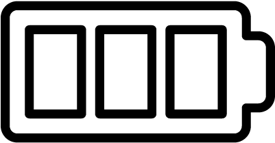 Camera Full Battery Vector - Camera Battery Png (400x400)