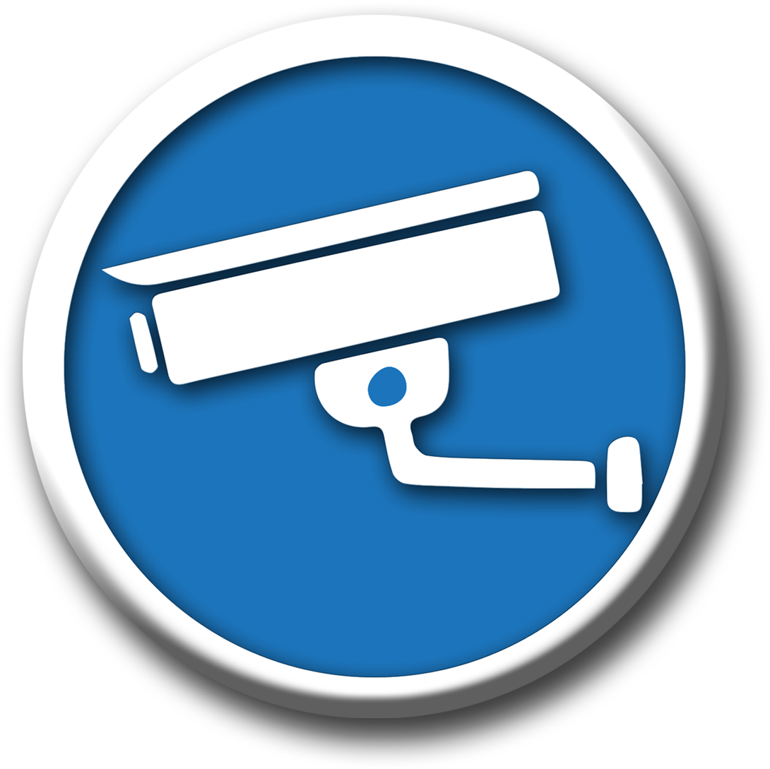 Cctv Camera Icon - Blue Cctv Camera (1242x1242)